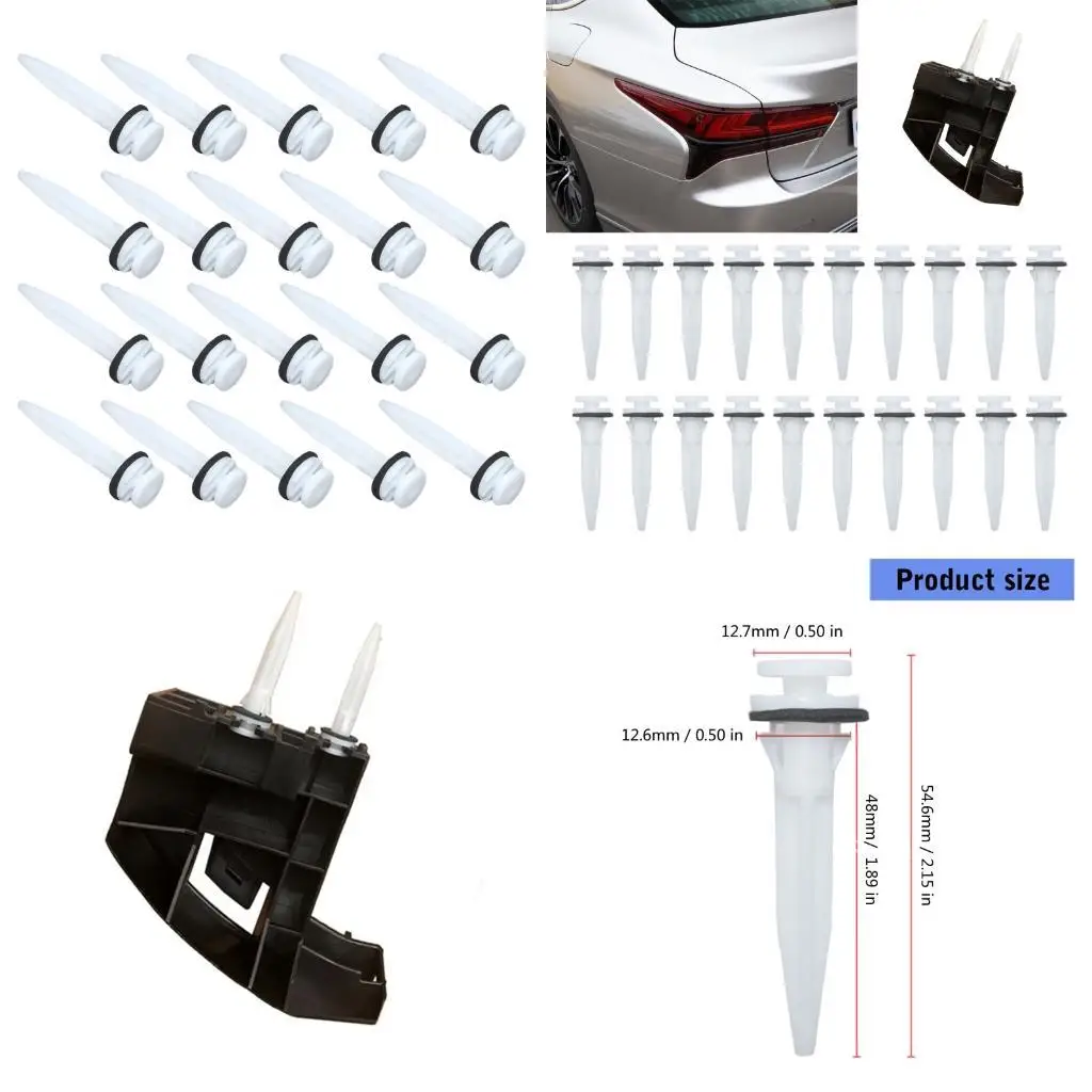 

02DE Seamless Tail Lamp Mounting Clip Fastener For Multiple Car Models Impacts Resistance 52561-60040