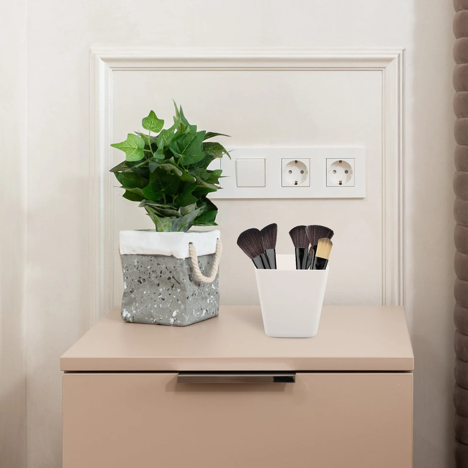 

Beauty Trolley Trash Can Baskets Hanging Storage Bins Craft Accessories Utility Cart Tiny Trash Can Rolling Cart StorageBins