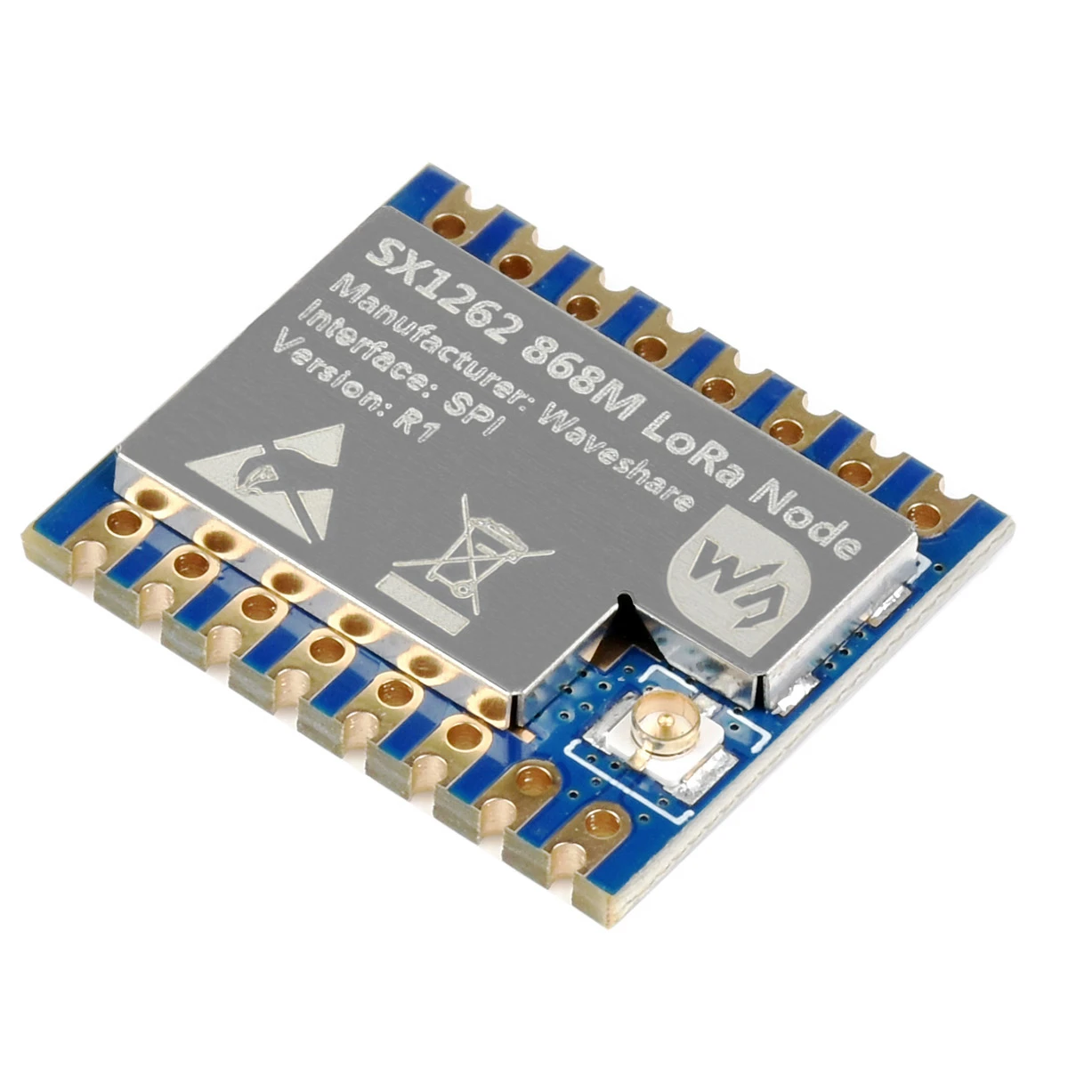Waveshare Core1262-868M LoRa Modülü SX1262 Parazit Önleyici EU868 Band