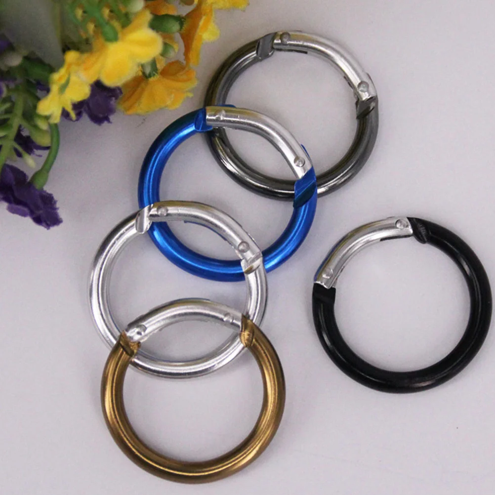 

8 Pcs Camping Button Outdoor Sports Buckle Portable Multifunction 375X375X046CM Hiking Tool Keyring Travel