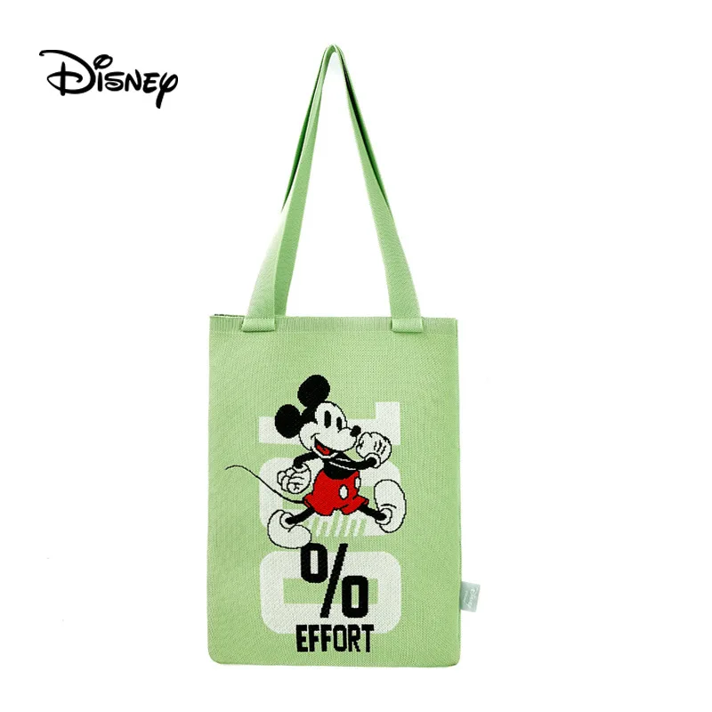 

Оригинальная сумка через плечо Disney с Микки Маусом, вместительная вязаная сумка-тоут