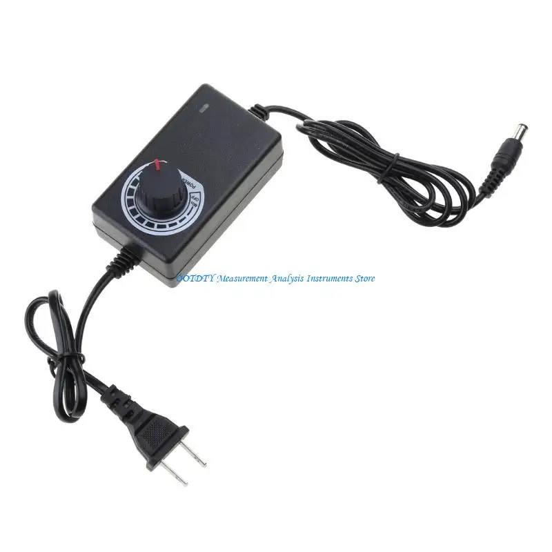 

367D BBQ Fan PWM Blower 97x97x30mm 12V 2A Large Air 100-240V AC Powered Fan Adjustable Speed US Plug for Charcoal