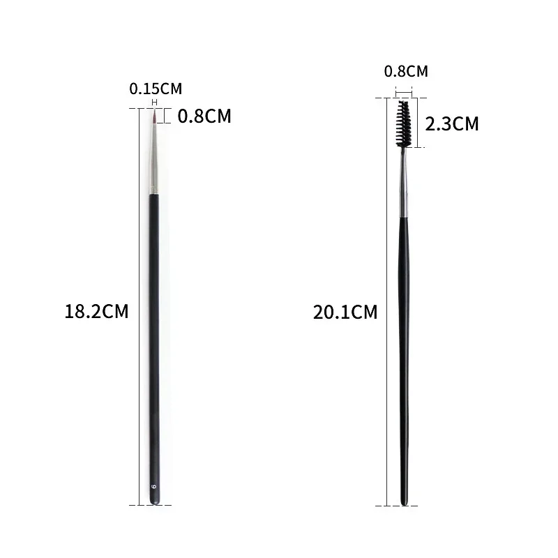 1Pc Make Up Eyeliner Brush Eyelash Brush High Quality Professional Eye Detail Precision Cosmetic Brushes Makeup Brush Tools
