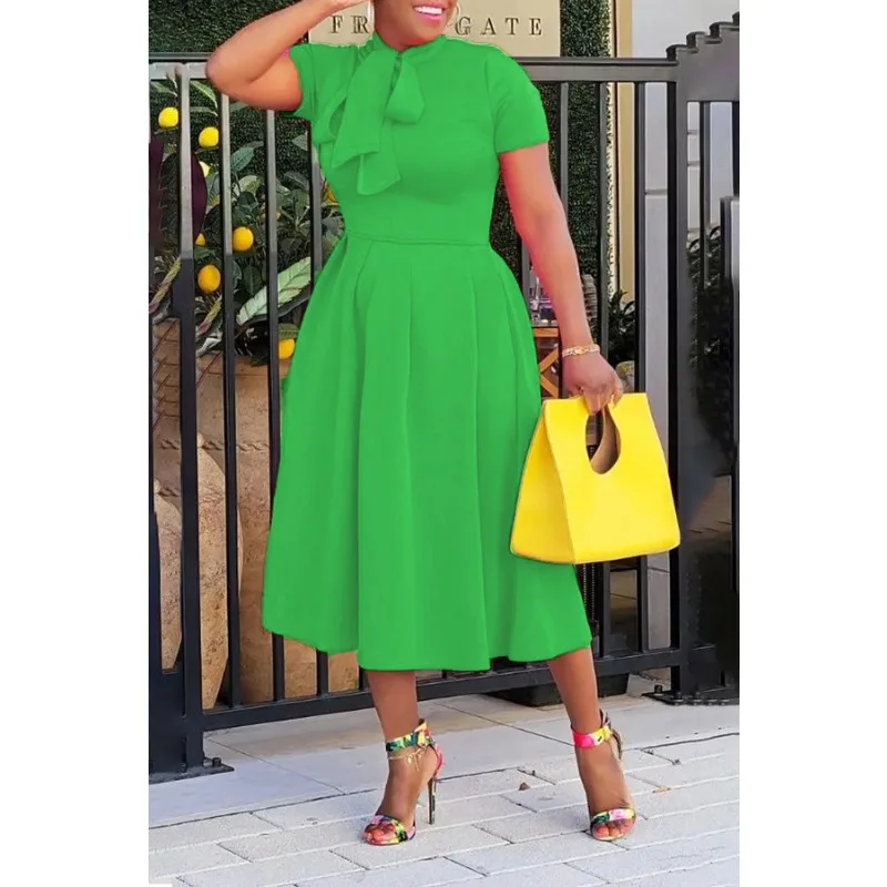 

Dashiki African Dresses for Women Elegant Summer Short Sleeve Polyester Black Blue Long Dress Outfits Gowns Africa Clothing