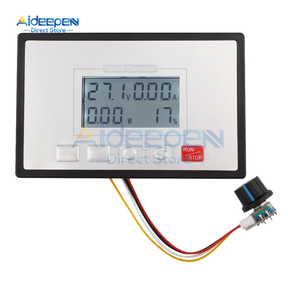 12V 24V 36V 48V 40A LCD Inteligentny cyfrowy wyświetlacz Sterowanie PWM Sterowanie silnikiem prądu stałego Sterowanie pętlą czasową Bezprzewodowy pilot zdalnego sterowania DC10-55V