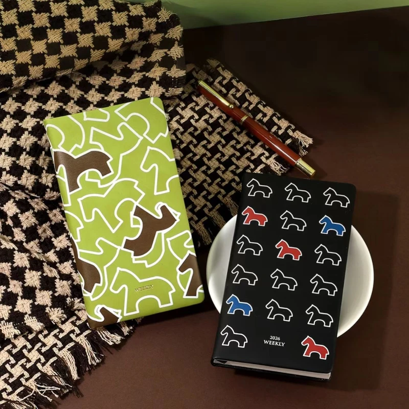 Planejador semanal 2026: organizador de productividade com rastreador de hábitos para programação e objetivos eficientes