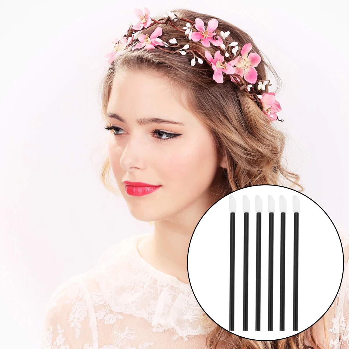 

200 Pcs Lipstick Applicators Disposable Lip Gloss Brushes Plastic Makeup Tool Kit Beauty Brush For Lip Cosmetics
