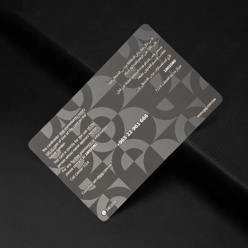 جودة عالية رخيصة أزياء جديدة بطاقة الهوية بطاقة معدنية بوكر شعار مخصص بطاقة الأعمال المعدنية #6