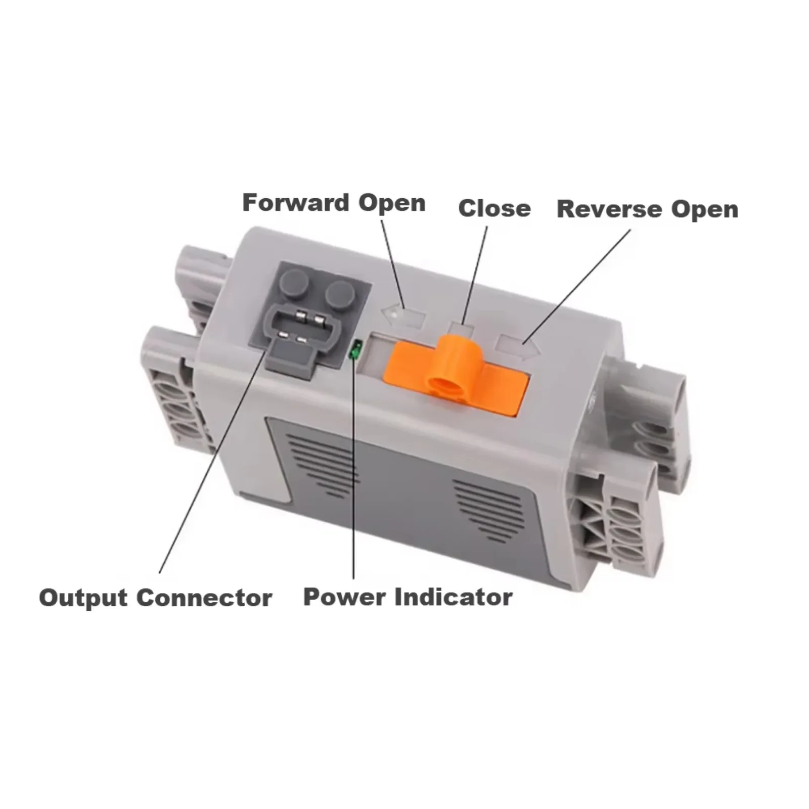 8881 AA Battery Box Case MOC Power Functions for Robot Car Compatible with All Building Blocks Toys