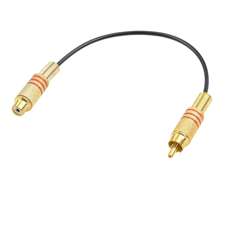 RCA Male to 4 Lotus Female Audio Head 1:2 1:3 1:3 1:4 RCA AV Transfer Link Line Cable