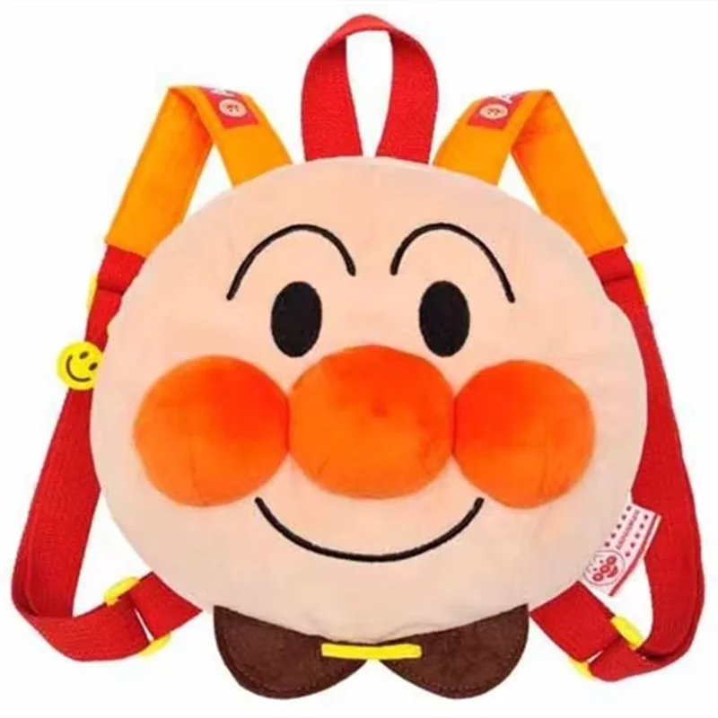 Anpanman Baikinman Boys Girls Plush Toddler Harness Walking Safety Anti-lost Backpack Bags Children Kindergarten Schoolbag