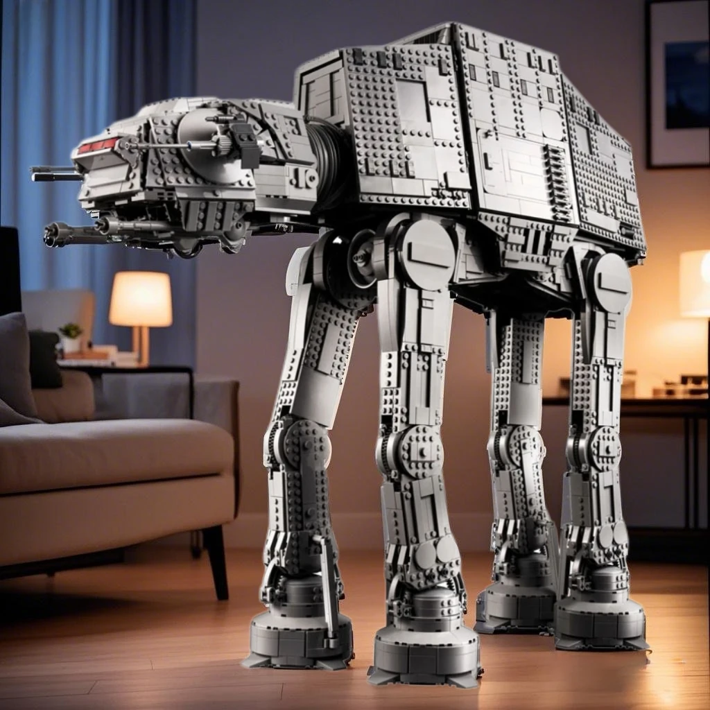 

Hot sales 6785PCS Large Space AT 75313 70888 Compatible Building Blocks Set Bricks Model Kids Birthday Gift Halloween Christmas