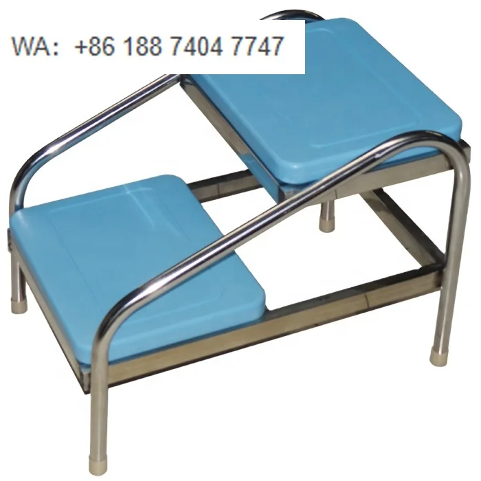 Hospital Clinic Examination Use Medical Stool Step Having Two Layers Plastic Step Stool