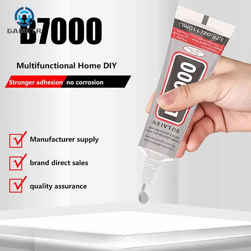 อุปกรณ์ B7000กาว DIY สำหรับซ่อมโทรศัพท์แบบ B7000/50/25/15มล. พร้อมกาวแก้วอเนกประสงค์