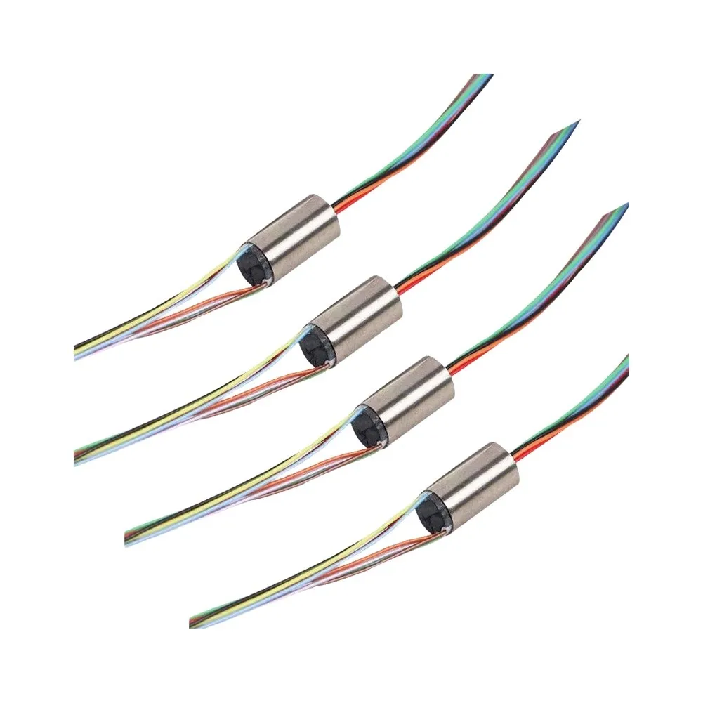 Slip Ring for Remote Control Aircraft and Rotating Camera Systems 2 4 or 6 Channel Conductive Rotary Joint 250mm Length