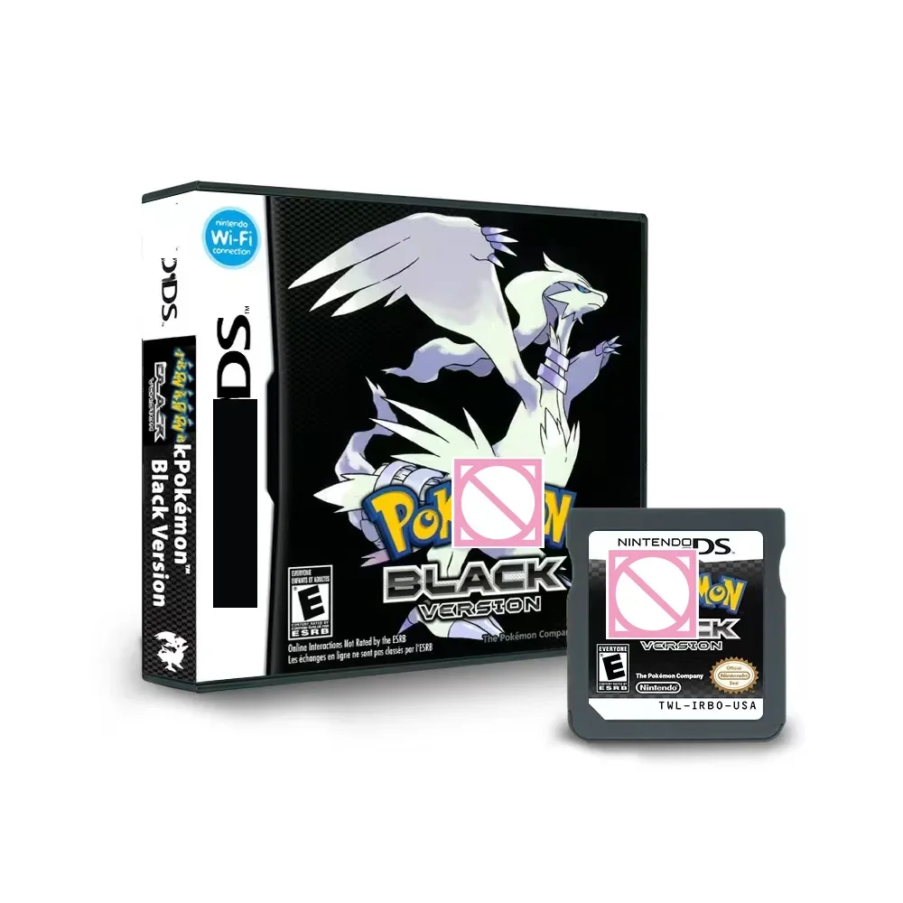 

Premium NDS Style Game Card Collection Black Box Edition Classic Handheld System Cartridge Childhood Retro Gaming Gift Set