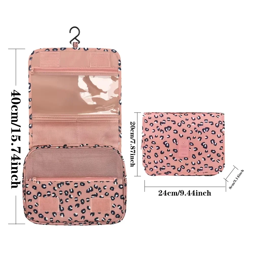 High Quality Women Makeup Bags New Travel Cosmetic Bag Toiletries Organizer Waterproof Storage Neceser Hanging Bathroom Wash Bag
