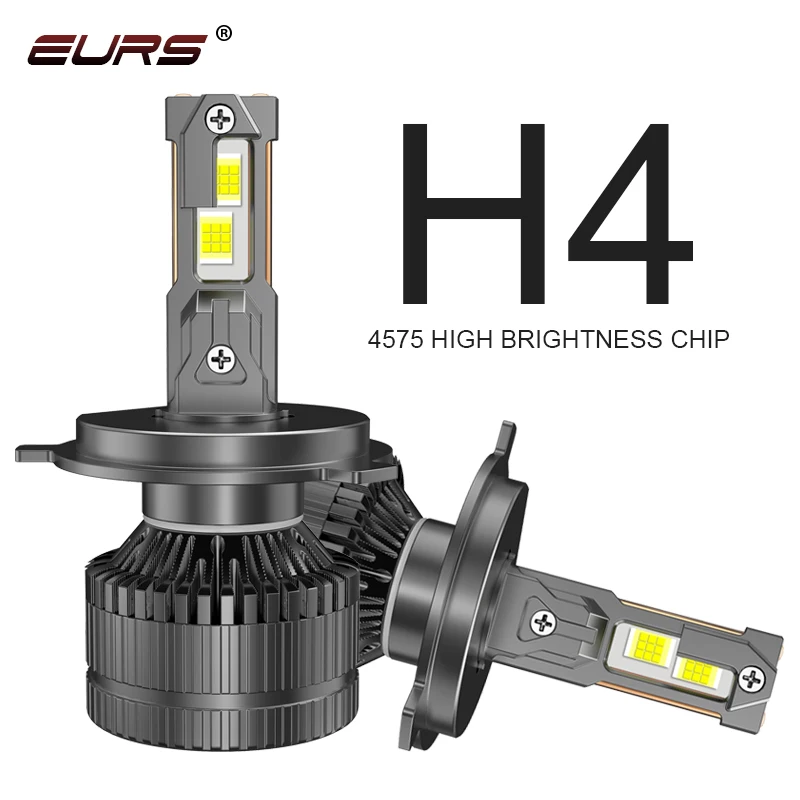 

EURS 2PCS Super Bright H4 H7 Car Headlight Light Canbus H1 H4 H7 H8 H9 H10 H11 9005 9006 9012 Motorcycle Auto Headlamp 12V F11