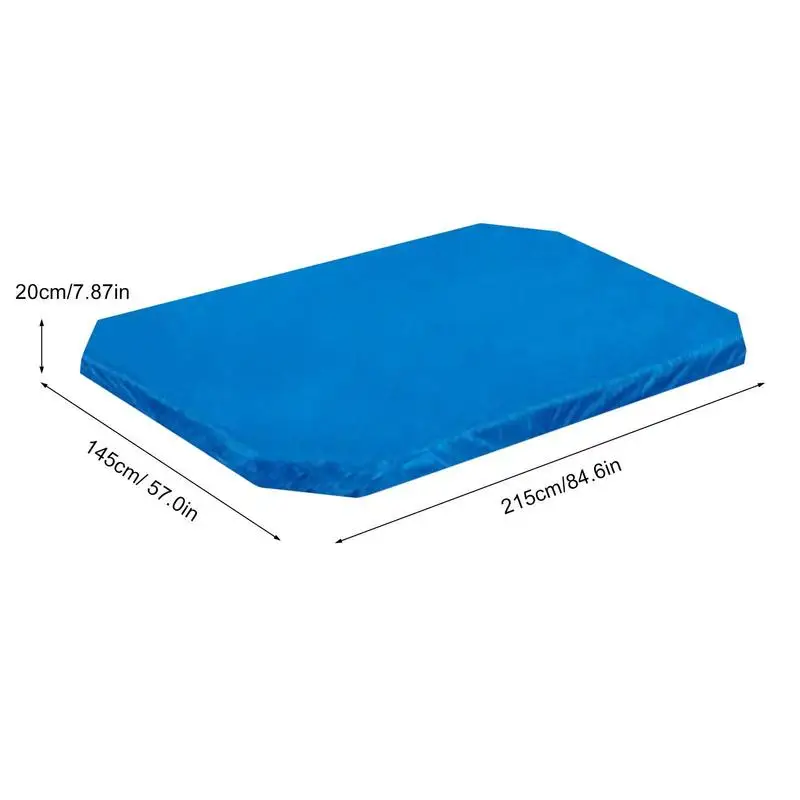 Swimming Pool Cover Rectangular Solar Summer Waterproof Pool Tub Dust Outdoor PE Bubble Film Blanket Accessory Pool Cover Drop