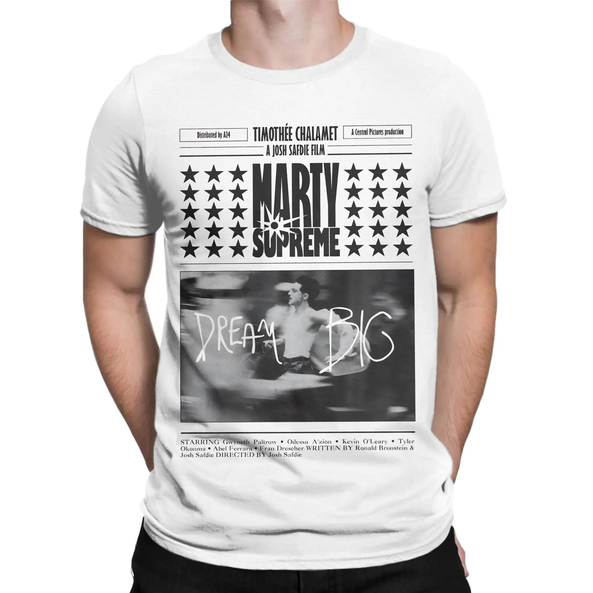 Ping Pong Marty Supreme Movie T-Shirt for Men Women  Funny Pure Cotton Tee Shirt Round Neck Short Sleeve T Shirt