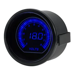 Voltmeter 12v Car Digital Round Waterproof Auto Boat Motorcycle 52mm Digital Volt meter DC 8V-18V LED Panel Volt Voltage Meter