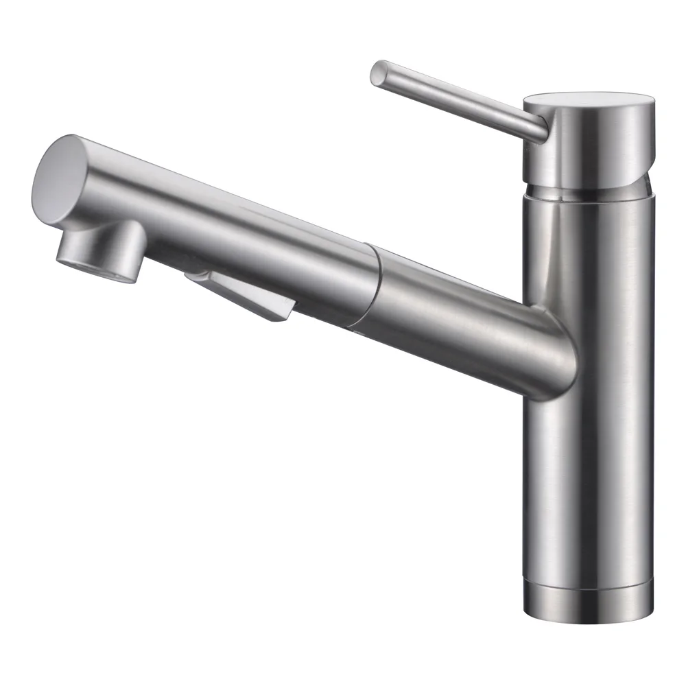 

Pull Out Kitchen Faucet SUS 304 Stainless Steel Pull Out Kitchen Faucet Mixer