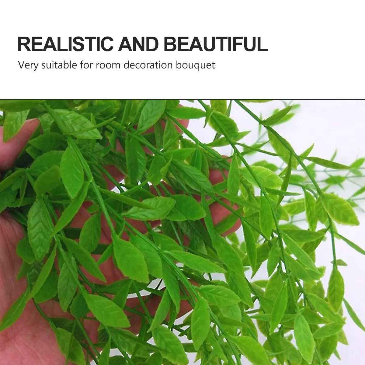 

5Pcs Fake Weeping Willow Artificial Plant Wall Vine Hanging Floral Decoration Lifelike Natural Look Premium Material Portable