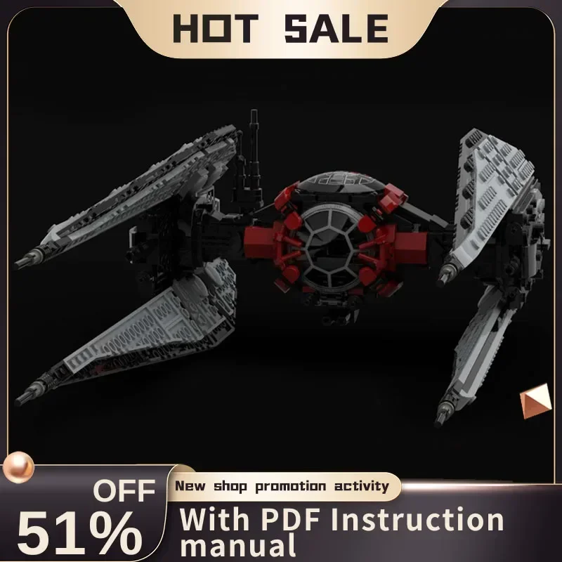 

Новинка, 750 шт., знаменитая звезда, боевой фильм Moc Tie Wi, модифицированная модель перехватчика, креативные идеи, детские игрушки, подарки на день рождения, головоломка на заказ