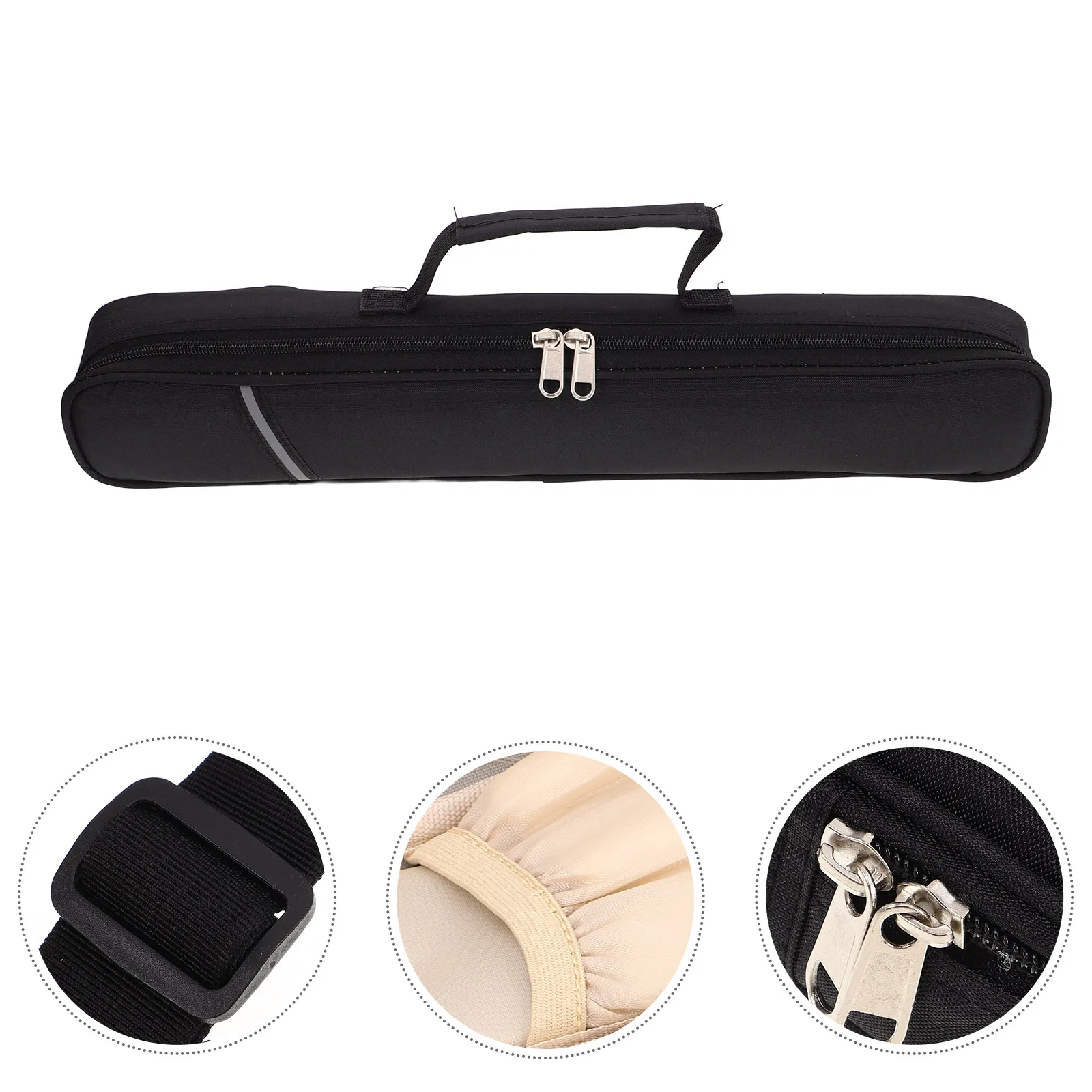 

Waterproof Padded Oxford Cloth Carry Case Black Backpack Travel Protection Impact Electric Flute Dizi Instrument Storage Cover