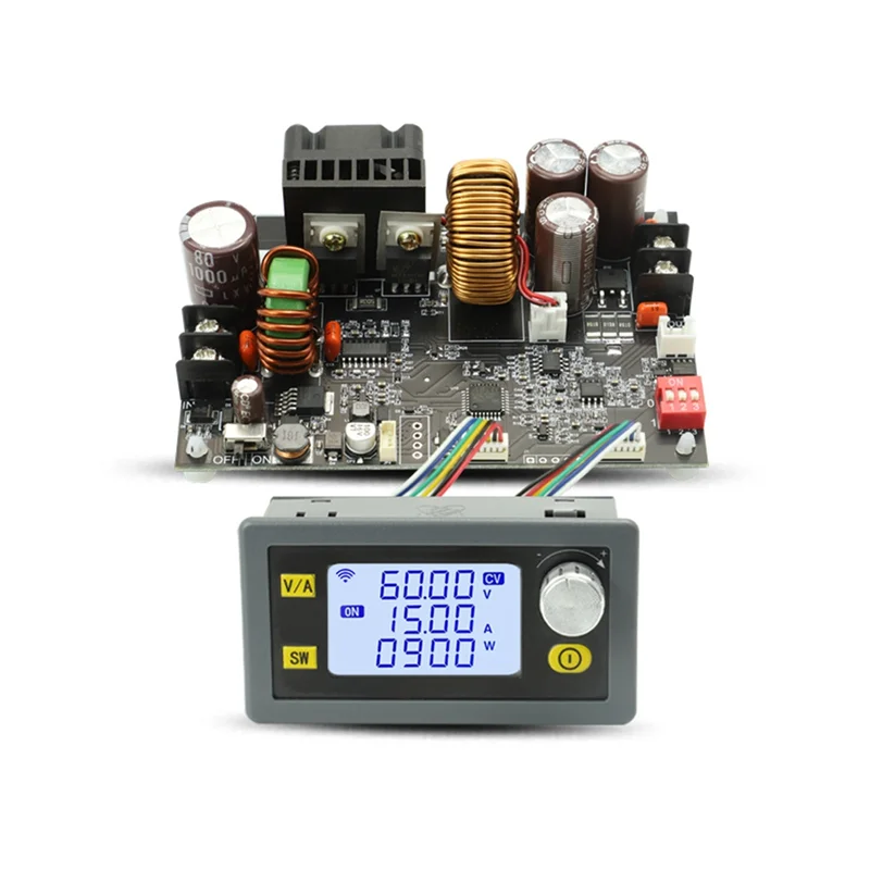 900W DC CNC Antihypertensive Boost Converter 6-70V Adjustable Power Supply Input Constant Voltage Solar Charging Module