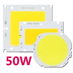 Led cob chip 50W DC30-32V 7660 7478 8056mm 1400-1500mA bright For Led flood light Panel lights home decorations Led module white