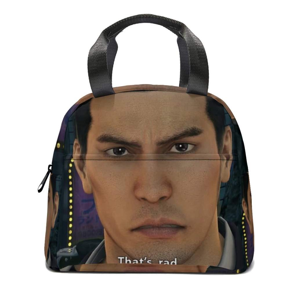 Yakuza Kiryu Dat is rad Lunchbox Vrouwen Multifunctionele Koeler Thermische Voedsel Geïsoleerde Lunch Tas Kinderen Draagbare Picknick draagtassen