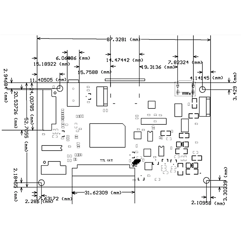 + Audio 40pin LCD Driver Controller Board Kit per pannello HJ080IA-01E EJ080NA-04C HE080IDW1 1024 x768 Android USB 5V