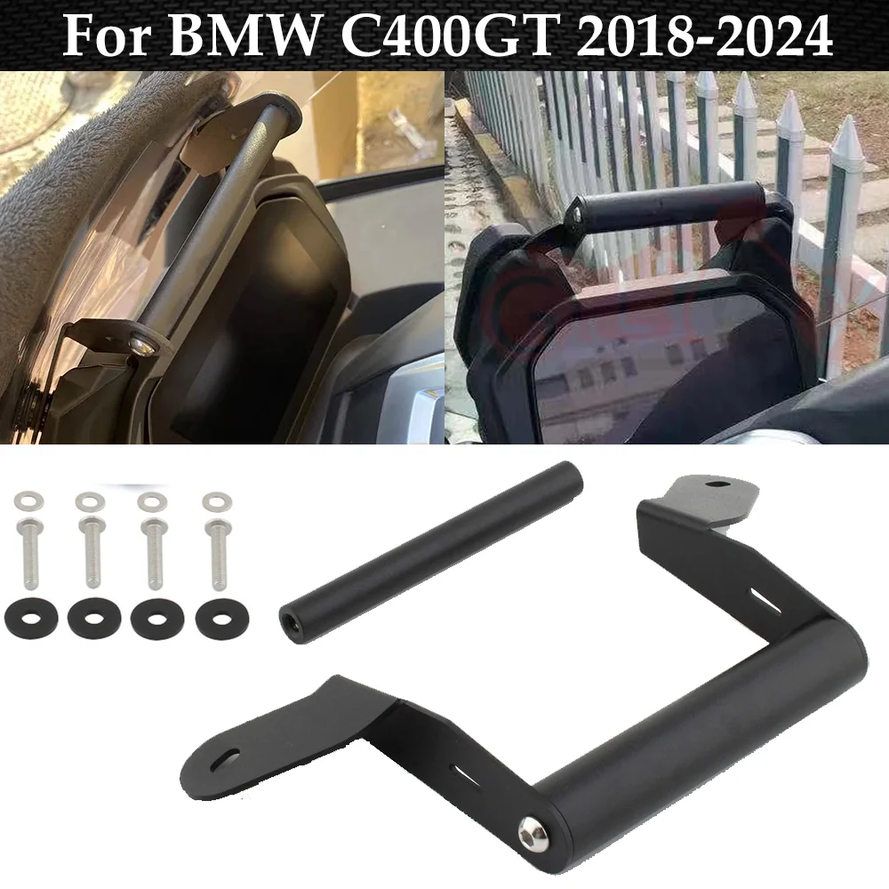 

For BMW C400GT 2018-2024 Motorcycle GPS Smart Phone Navigation Mount Bracket Adapter Holder Support