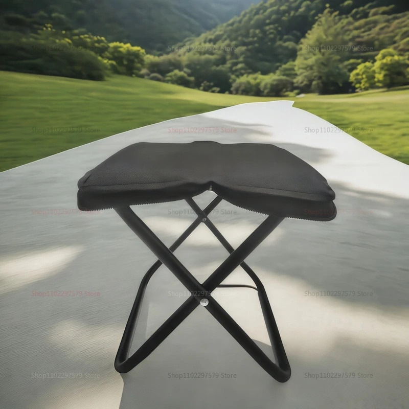 Sedia da campeggio pieghevole portatile leggera per escursionismo, picnic, pesca all'aperto, viaggio, sgabello ultraleggero, sedile compatto e durevole
