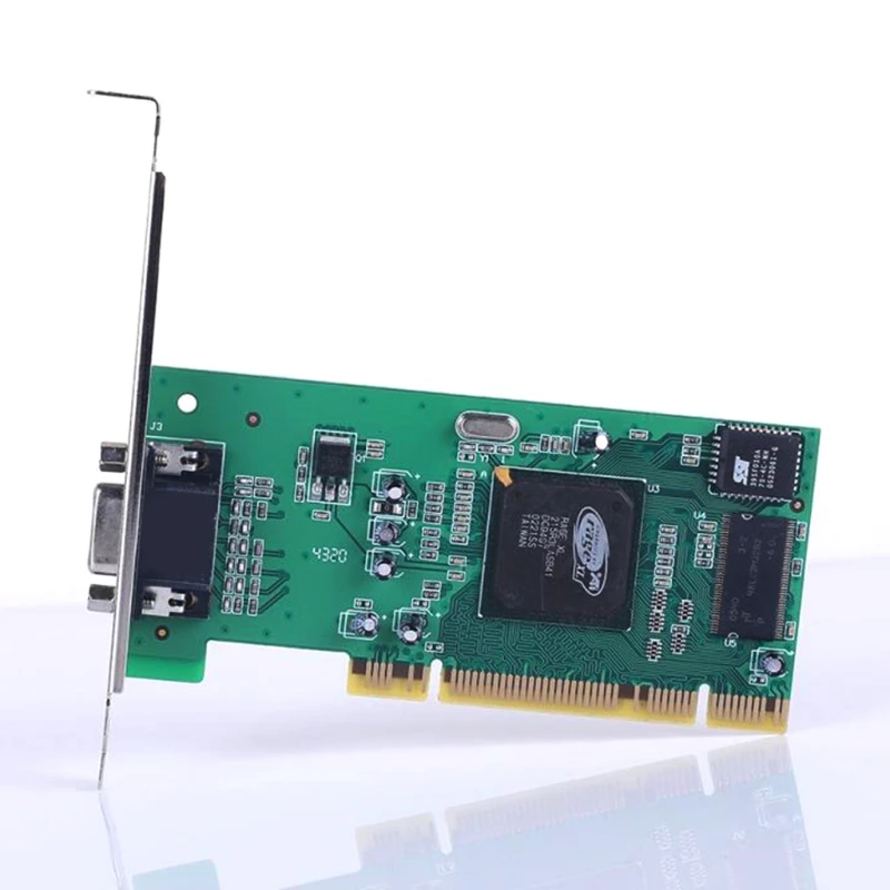 

Multi-Display Graphics Card 8MB 32Bit VGA Video Module Adapter PCI Low Profile Tractor Card for ATI Rage XL SDRAM Dropship