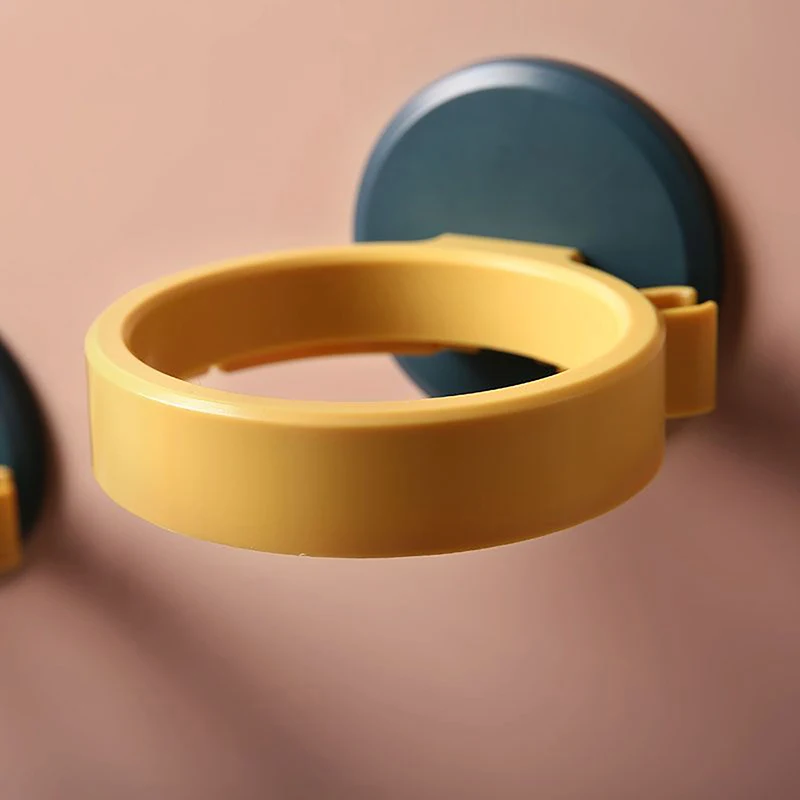 

Bathroom No Drilling Wire Hanger Strong Adhesive Storage Hair Dryer Holder Wall Mounted Shelf With Strong Back Glue Straightener