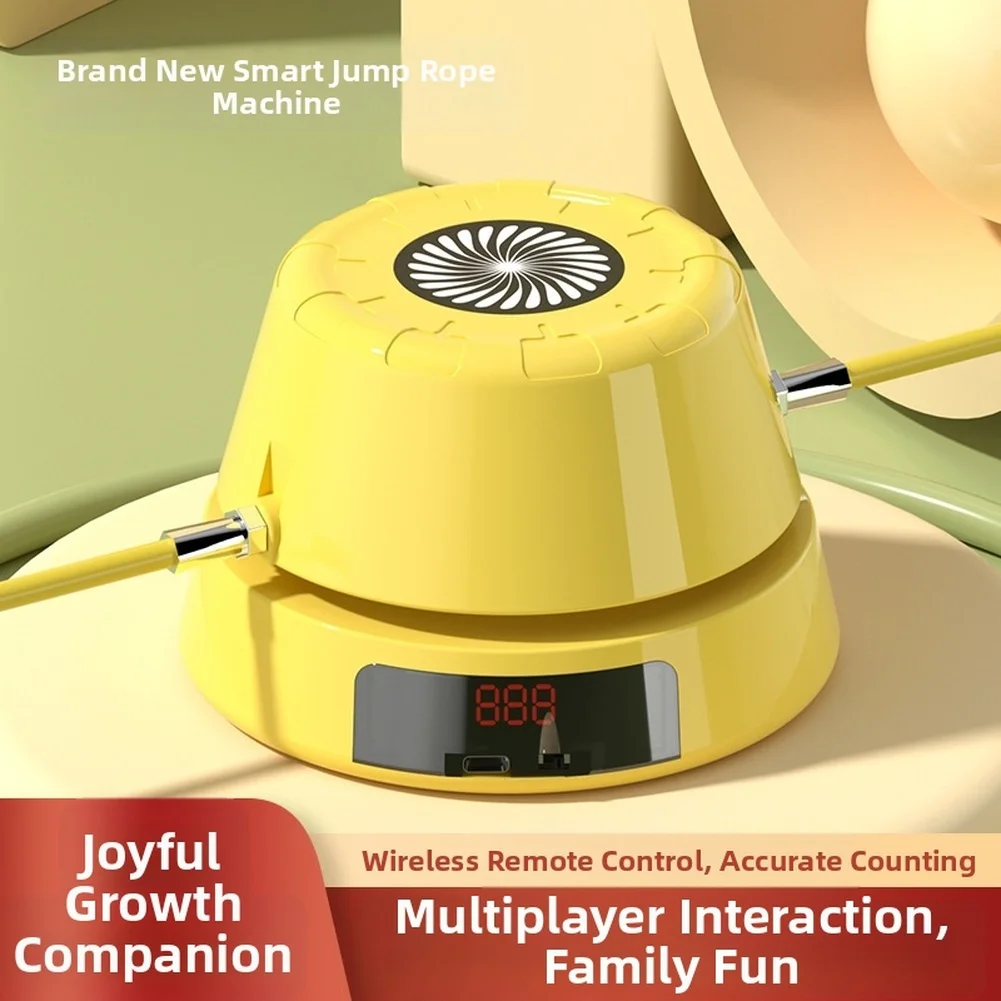 リモコン付き縄跳びマシン-デジタルカウンターとデュアルモーター搭載で安定したパフォーマンスとスピードレベルを実現