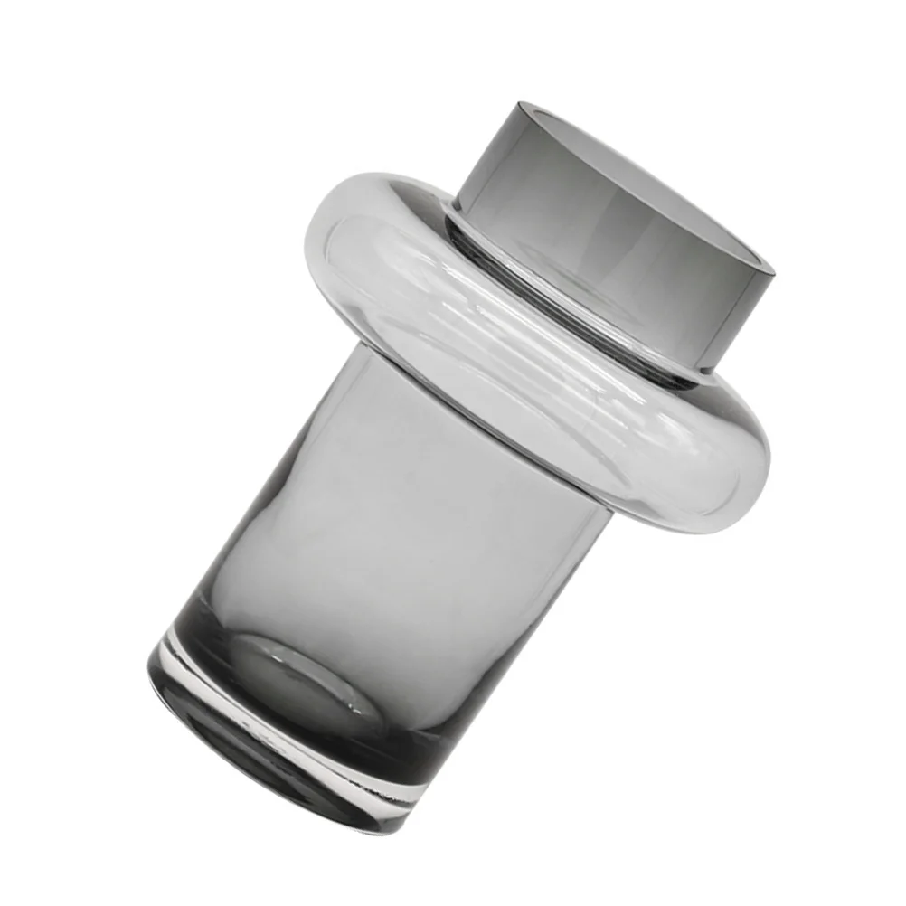 

Glass Vase Flower Arranging Container S Size Transparent Decorative Home Office Table Ornament Desktop Flower Plant