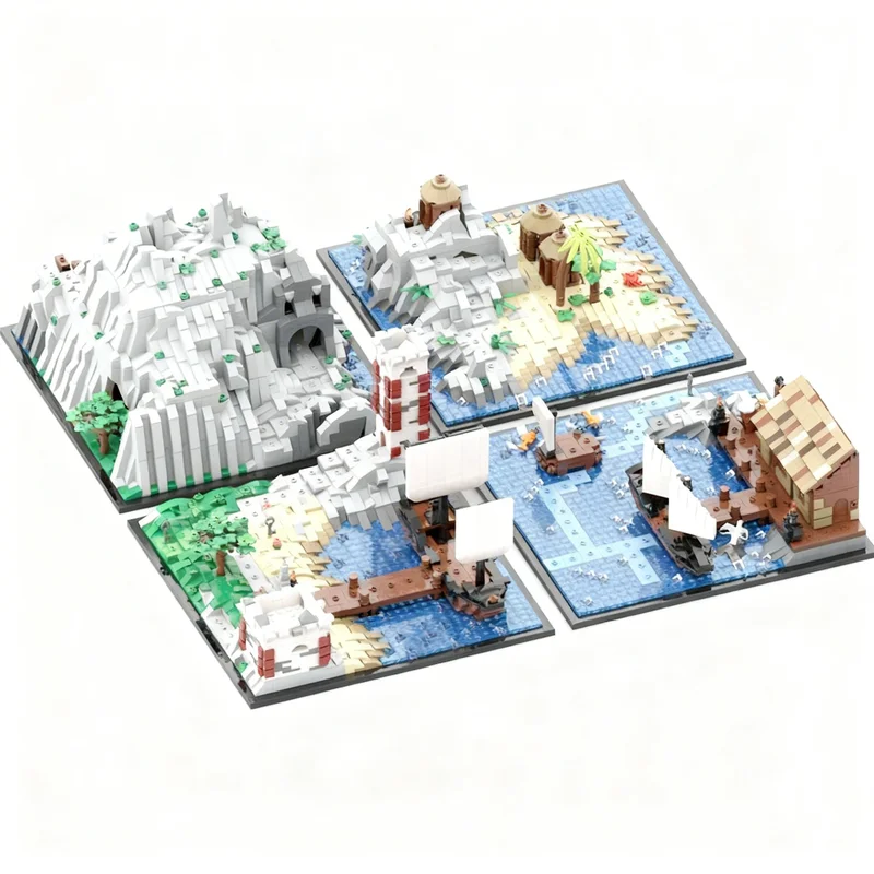 5546pcs MOC Legendary Heroica Series 1 Games Model Building Blocks Christmas Gift Construction Toy Art Assemble Idea Creative