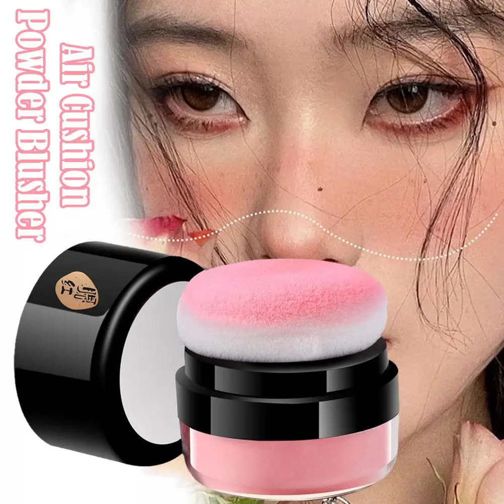 Cogumelo Cabeça Air Cushion Blush, Pó Blush, High Gloss Face, Bochecha Rouge, Reparação Maquiagem, Contorno, Mist Cosméticos, S Z6L9