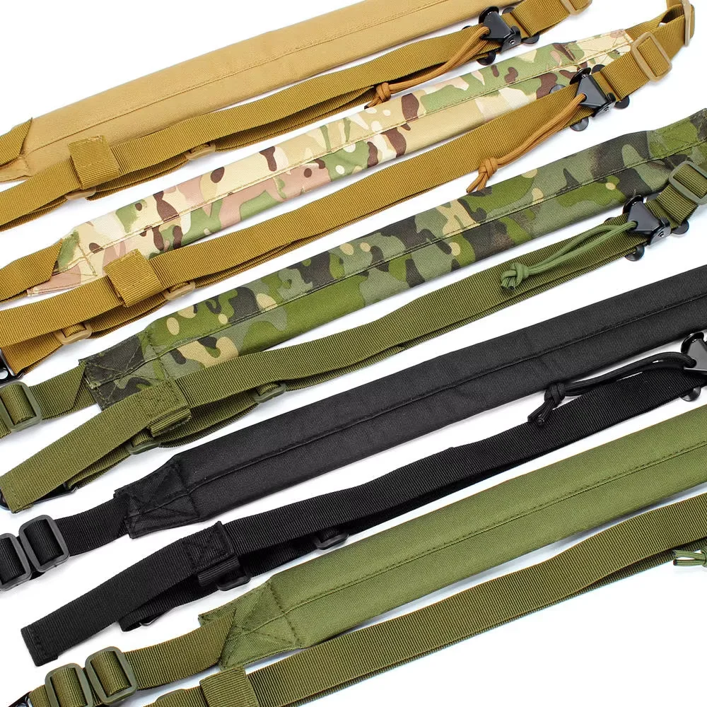 Tactical Hunting Quick Adjustable MK2 Rifle Sling Strap Shooting 2 Points Padded Gun Sling Shoulder Strap
