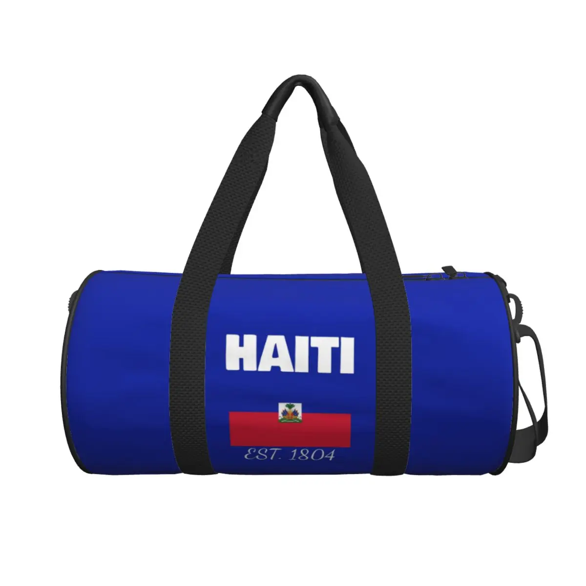 Haiti EST. 1804 Independence Haitian Flag Large Duffle Gym Bag Multi-Functional Duffle Travel Bags Handbags Fitness bag