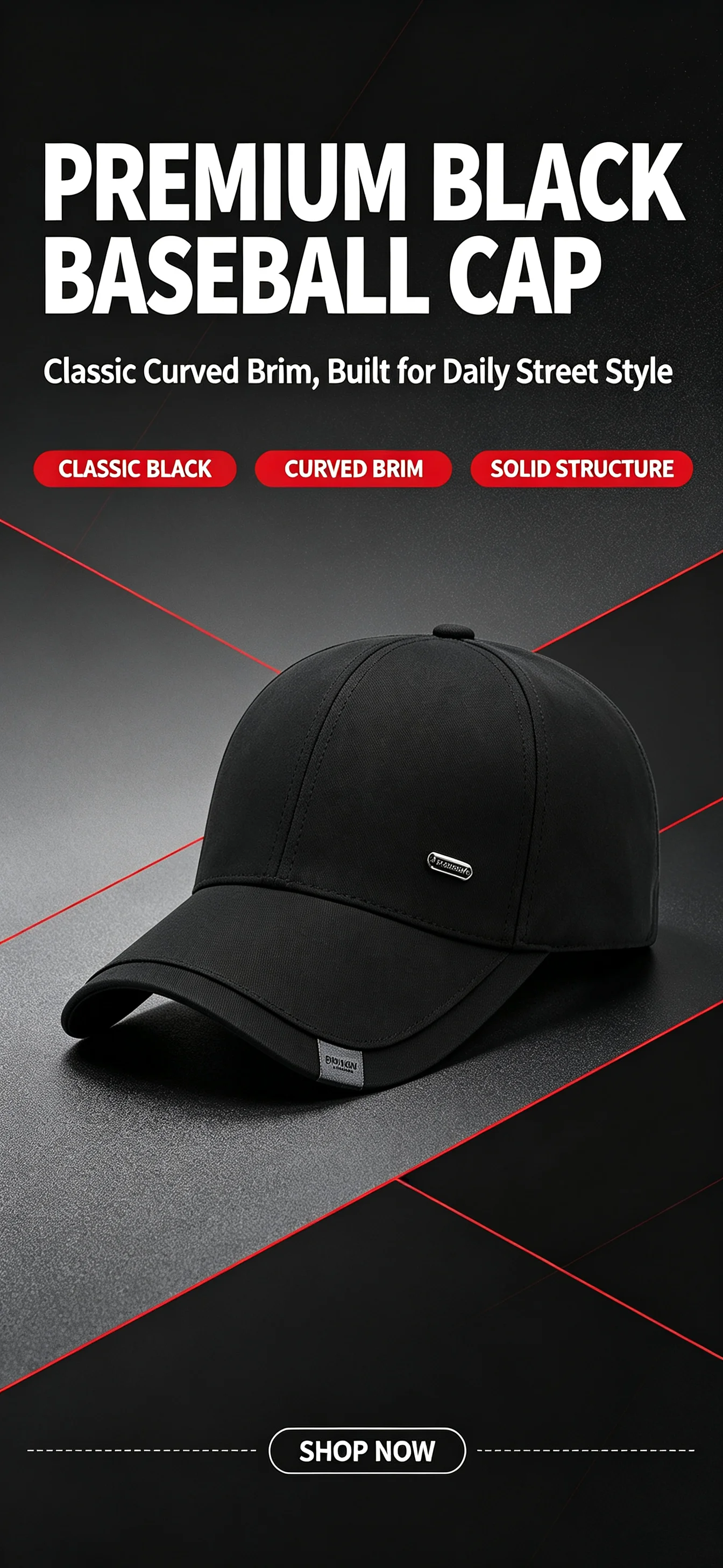 Men's Baseball Hat Hard Top Spring Autumn Big Head Circumference Cotton Cap Sun Protection Dad Cap Adjustable Strap Fishing Hat