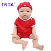 IVITA 100% 전신 실리콘 다시 태어난 아기 인형 페인트, 사실적인 아기 인형, 어린이용 실물 같은 장난감, 크리스마스 선물, 도매 4
