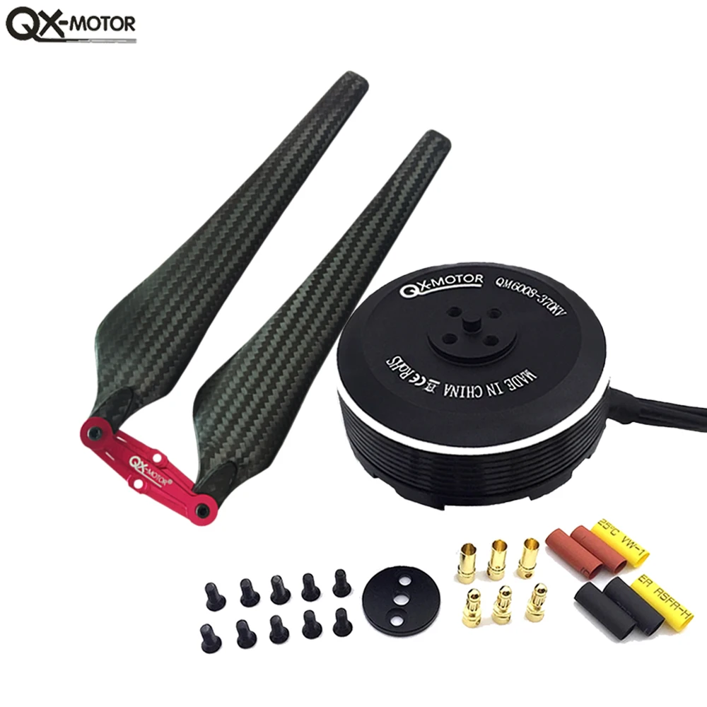 QX-MOTOR 1552 1760 Carbon Folding Propeller Collocation / QM6008 320KV/370KV Brushless Motor for Remote Controlled Toys