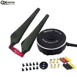 QX-MOTOR 1552 1760 collocazione dell'elica pieghevole in carbonio/QM6008 320KV/370KV motore Brushless per giocattoli telecomandati