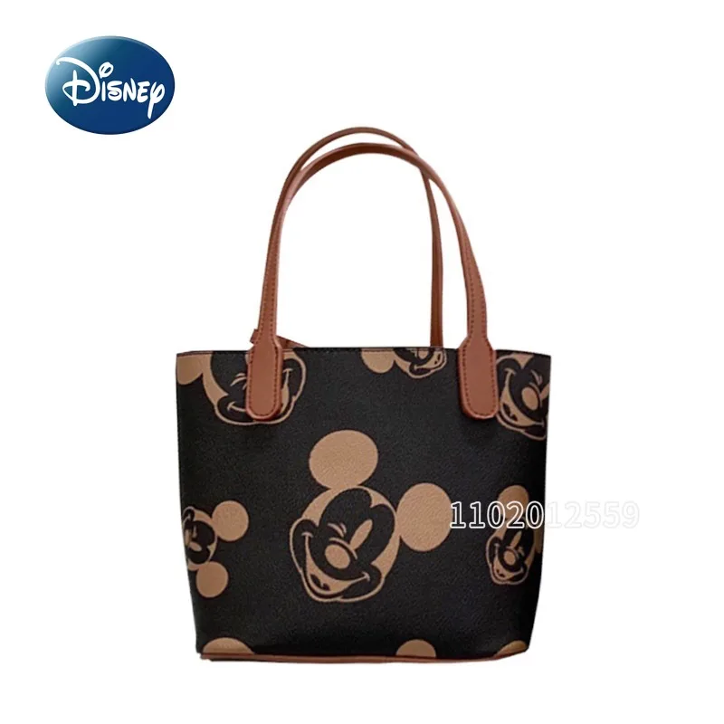 Disney Mickey New Women's Handbag Cartoon Fashion Women's Bag 3-piece Set Luxury Brand Mini Women's Tote Bag High Quality