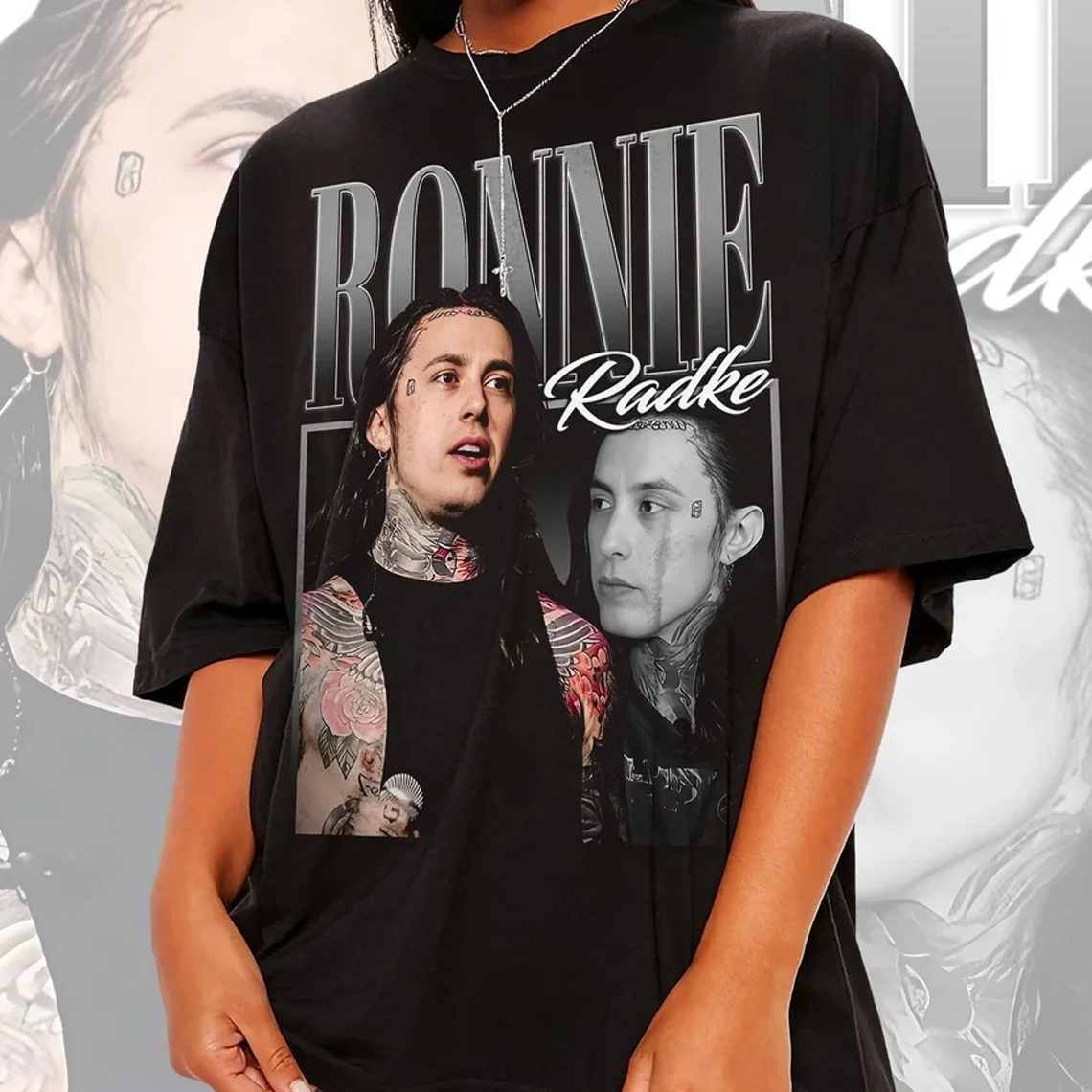 Ronnie Radke NEW Falling In Reverse band T-shirt Unisex All sizes 3F620