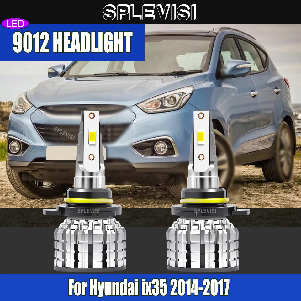 

Car Heat-Resistant LED Headlights - 60,000 Hours Stable Performance Cooling Fan For Hyundai ix35 2014-2017 2014 2015 2016 2017